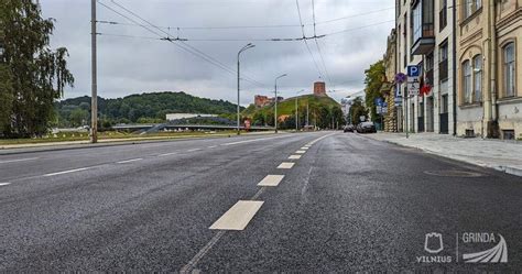 Vilniaus gatvės po snygio