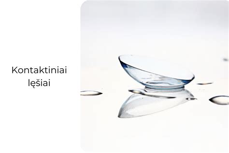 kontaktiniai lęšiai ir tirpalo buteliukas