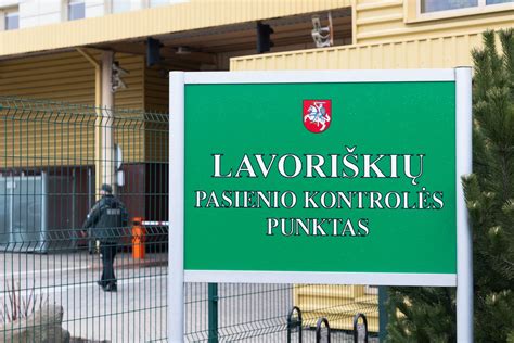 Transporto priemonė pasienio kontrolės punkte