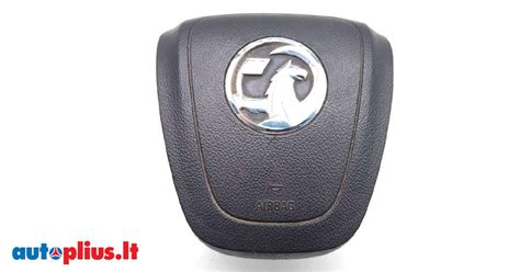 Scheminis Opel Astra G vairo ir oro pagalvės sandaros pavaizdavimas