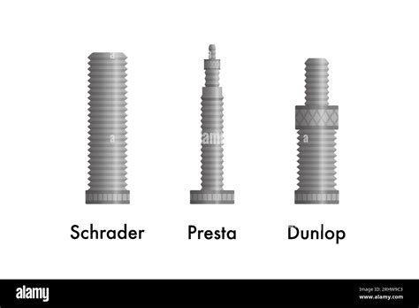 Dviračių vožtuvų tipai: Schrader, Presta, Dunlop