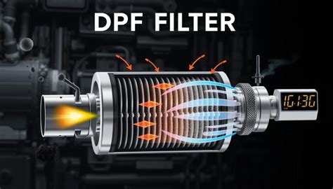 DPF filtro valymo procesas