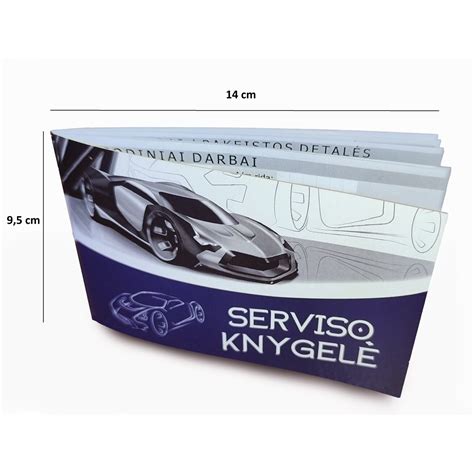 Serviso knygelė su Audi serviso įrašu