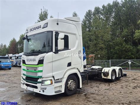 Scania sunkvežimio važiuoklės konfigūracija