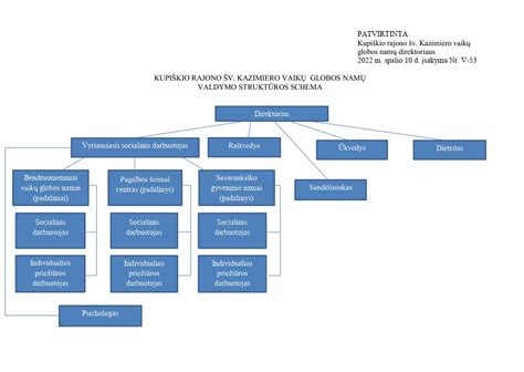 Schema su įmonės veiklos srities klasifikacija