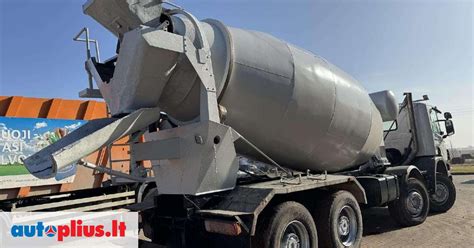 Betono maišyklės sunkvežimio schema