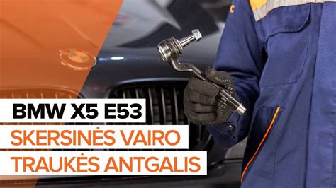 BMW E46 vairo traukės antgalio apžiūra
