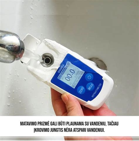 Refraktometras antifrizo patikrinimui