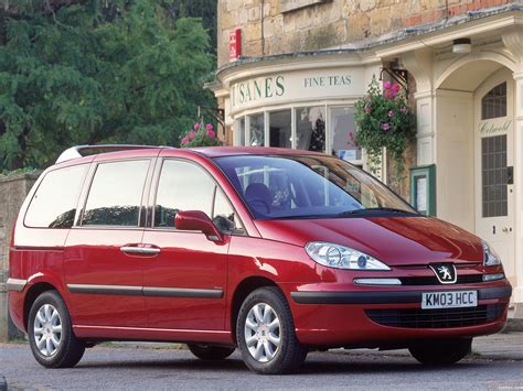 Peugeot 807 galinis vaizdas