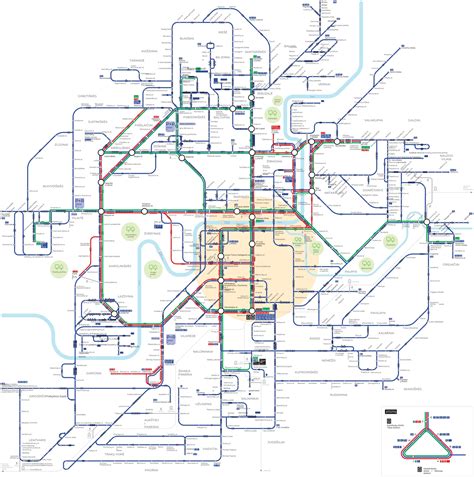 Schema viešojo transporto maršrutų