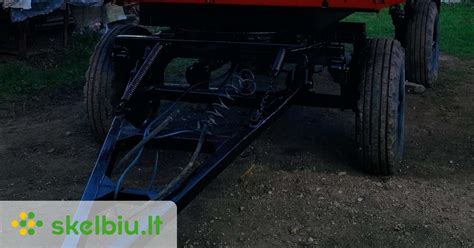 Nuotrauka, kaip atrodo sustiprintas 2PTS4 priekabos rėmas