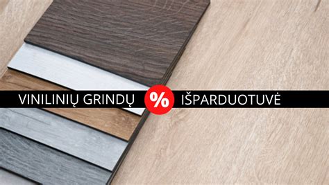 Vinilinių grindų dangų tipai ir formos