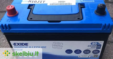 Schema su Exide akumuliatorių serijomis