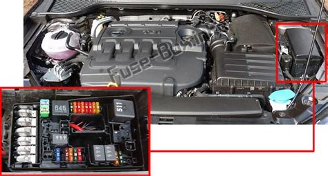 Seat Leon bagažinės mechanizmo schema