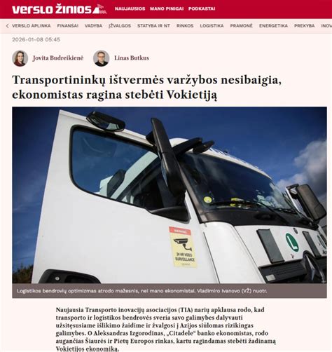 Pasaulinis vairuotojų trūkumas logistikos sektoriuje