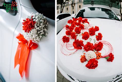 Vestuvinio automobilio puošybos idėjos