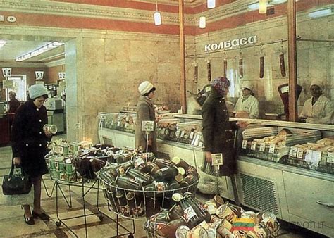 Nuotrauka iš sovietinės parduotuvės