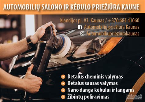 Automobilio poliravimas ir valymas