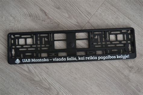 USA automobilio numerio laikiklis su užrašu