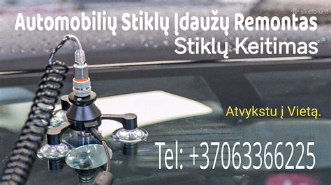Automobilių stiklų keitimas