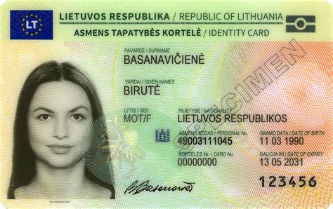 Lietuvos pasas ir asmens tapatybės kortelė