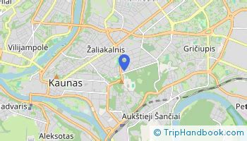 Kauno žemėlapis su pažymėtu autoservisu
