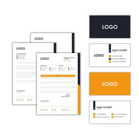 Įmonės logotipo pavyzdys