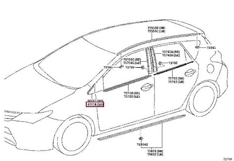 Toyota Auris 2007 modelio variklių schema
