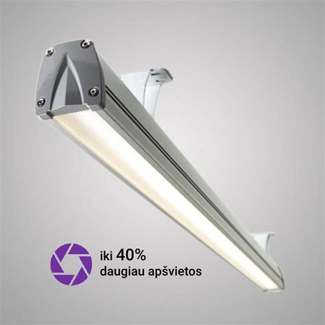 Pramoninis LED šviestuvas su IP65 apsauga