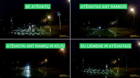 Šviesą atspindintis atšvaitas