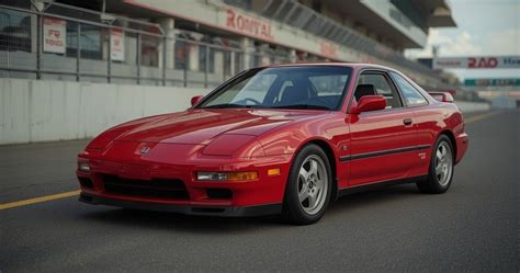 Honda Prelude penktos kartos automobilio vaizdas iš priekio