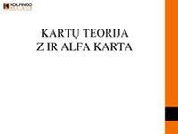 Alfa karta ir technologijos