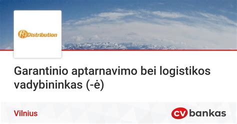 Garantinio aptarnavimo tvarka