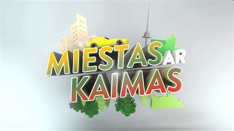 Lietuviškas kaimas ir miestas, iliustruojantis kontrastą