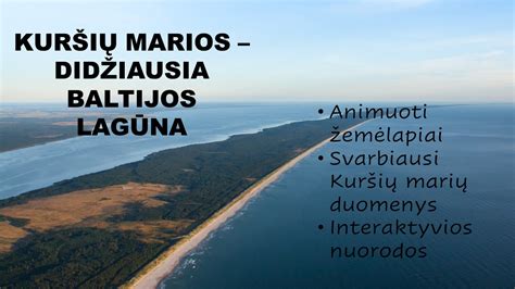 Kuršių marios su navigacijos ženklais