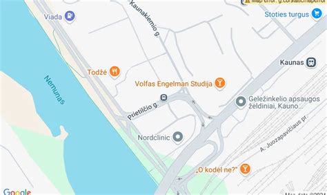 Žemėlapis su grožio salonų lokacijomis Klaipėdoje
