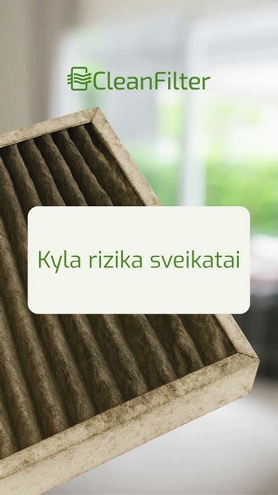 Senas ir naujas separatoriaus filtras