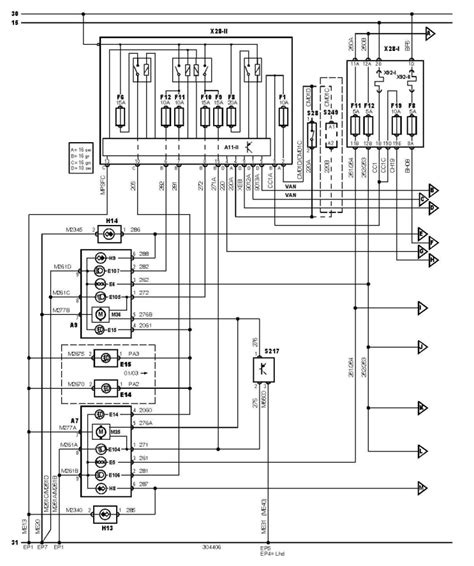 Ford Focus centrinio užrakto schema
