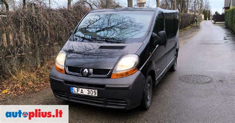 Renault Trafic 2003 lauko temperatūros daviklio vieta