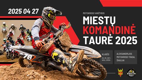 Nuotrauka iš motokroso varžybų Kalvarijoje