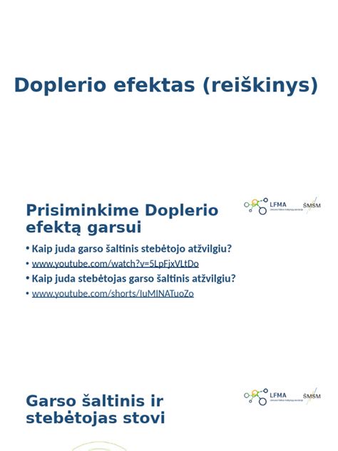 Doplerio efekto principas