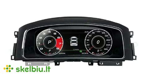 Škoda Octavia A8 skaitmeninis prietaisų skydelis