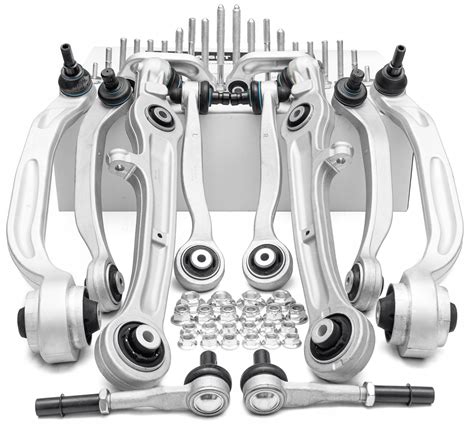 Audi A4 B5 priekinės pakabos schematinis vaizdas