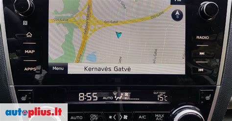 Subaru automobilio navigacijos sistema su žemėlapiu