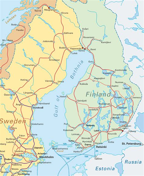 Suomijos kelionių maršrutai