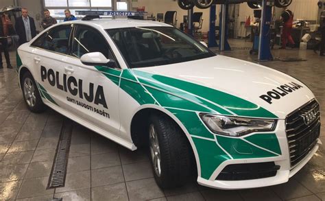 Naujas policijos automobilio dizainas Lietuvoje