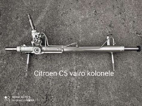 Citroen C5 vairo stiprintuvo sistemos schematinis vaizdas