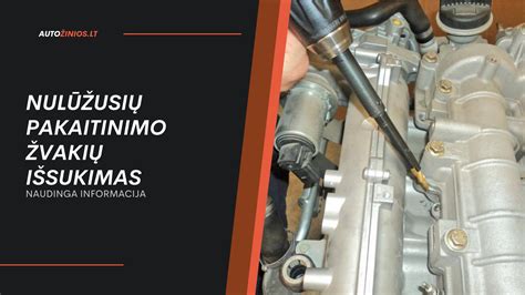 Pakaitinimo žvakių išdėstymas Honda FRV