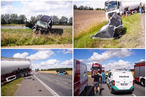 Susidūrę automobilis ir mikroautobusas