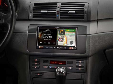BMW E46 navigacijos meniu su Alpine INE-W997E46
